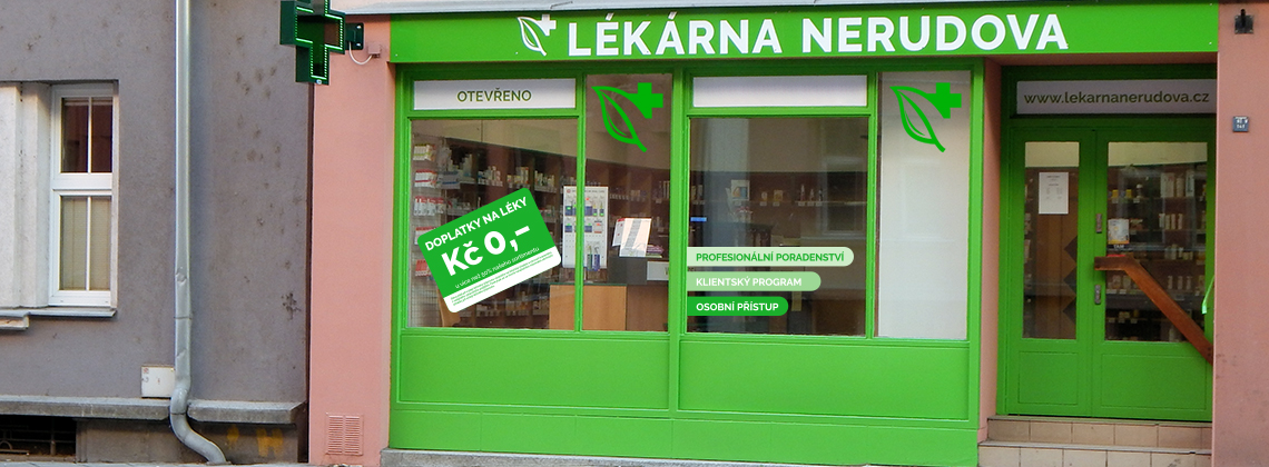 Zavedená lékárna ve středu Brna